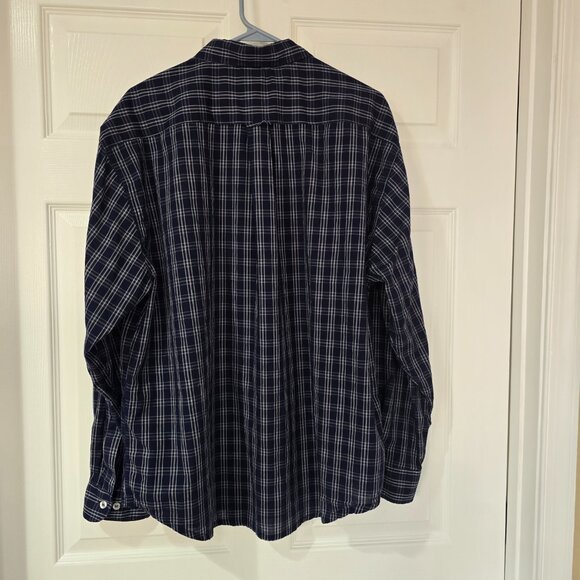 West Virginia Mountaineers Men's Pro Edge Button Down Shirt Navy White Sz XL - Picture 4 of 5